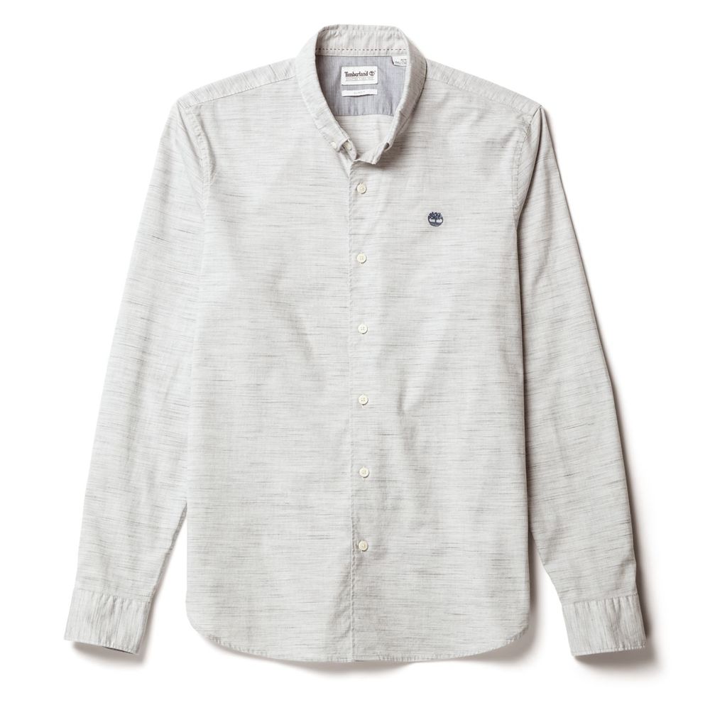 Camisa Masculino - Timberland Tioga River Slim Fit - GSCZR9354 - Branco